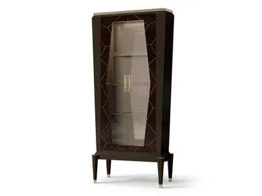 7501 - Wood and glass display cabinet _ Carpanese Home